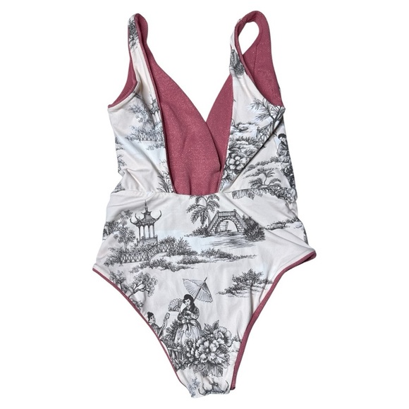 Maaji Watermelon Serenna Reversible One Piece Swimsuit Size Small - Picture 13 of 16